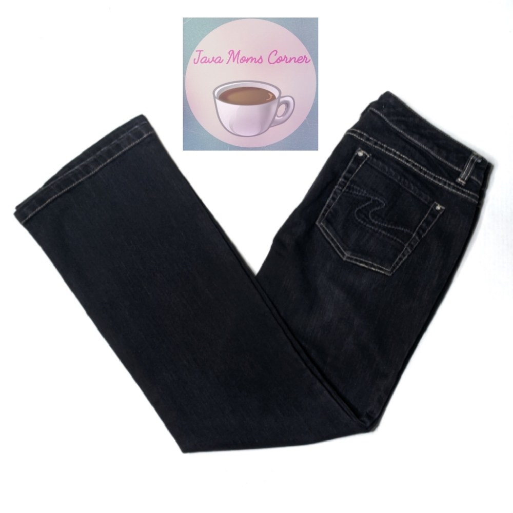 White House Black Market Blanc Bootcut Jeans Black 8S